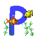 Gify, literki