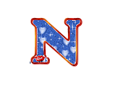 Gify, niebieskie serduszko